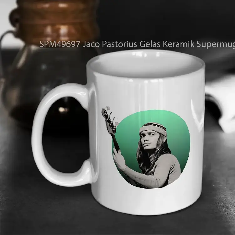 SPM49697 Jaco Pastorius Gelas Keramik Supermug
