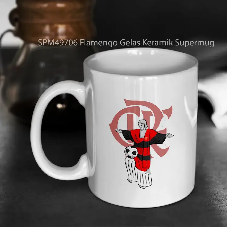 SPM49706 Flamengo Gelas Keramik Supermug