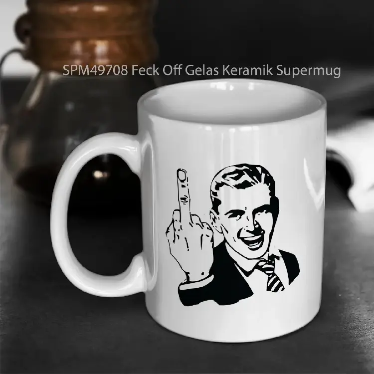 SPM49708 Feck Off Gelas Keramik Supermug