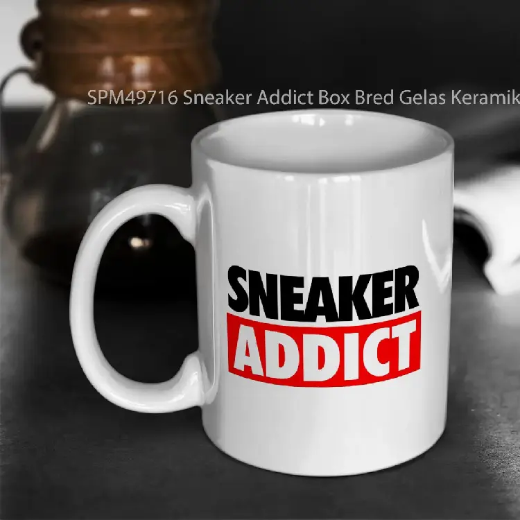 SPM49716 Sneaker Addict Box Bred Gelas Keramik Supermug