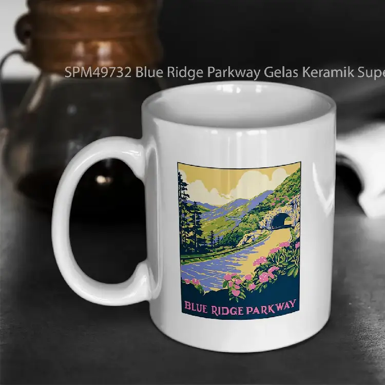 SPM49732 Blue Ridge Parkway Gelas Keramik Supermug