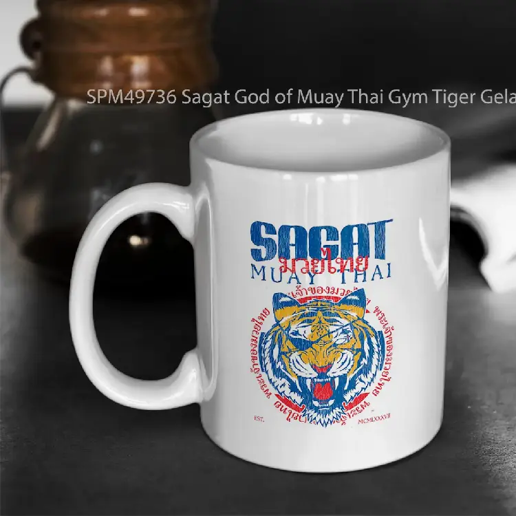 SPM49736 Sagat God of Muay Thai Gym Tiger Gelas Keramik Supermug