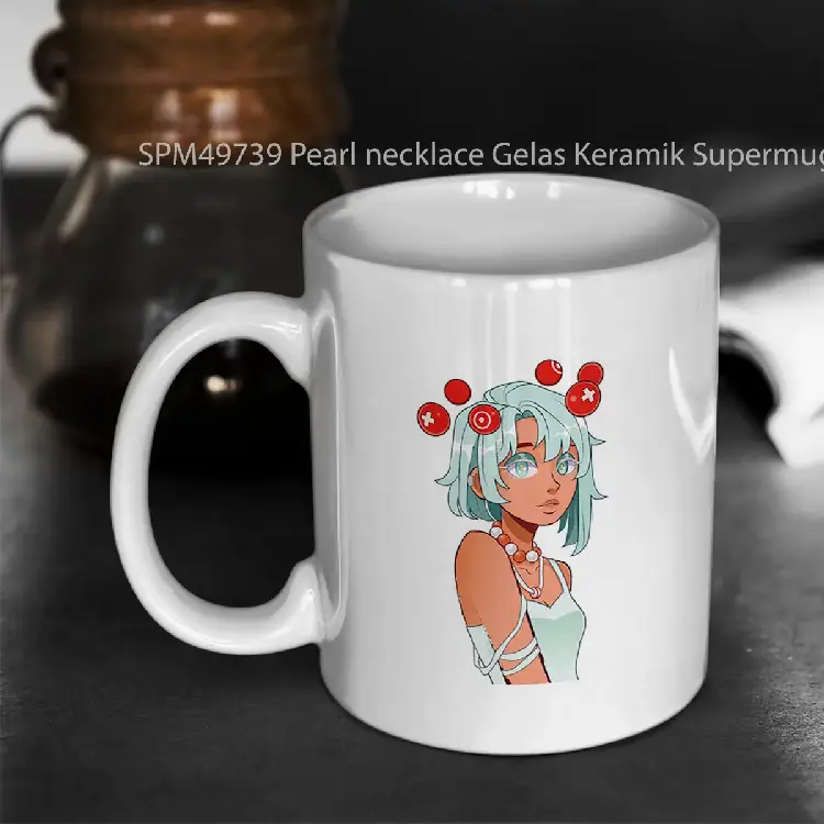 SPM49739 Pearl necklace Gelas Keramik Supermug