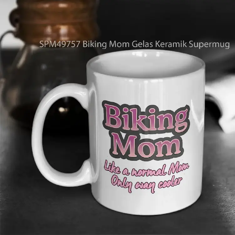 SPM49757 Biking Mom Gelas Keramik Supermug