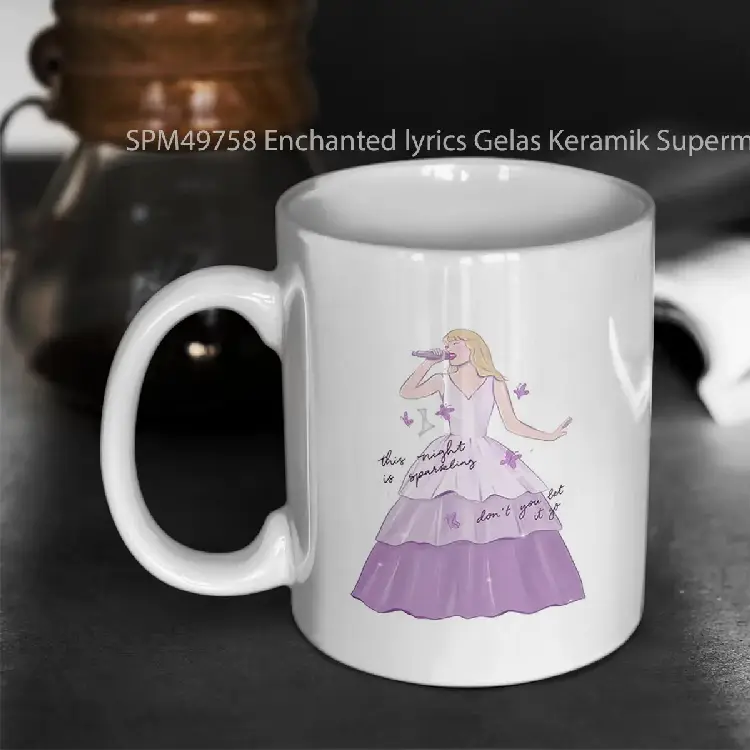 SPM49758 Enchanted lyrics Gelas Keramik Supermug