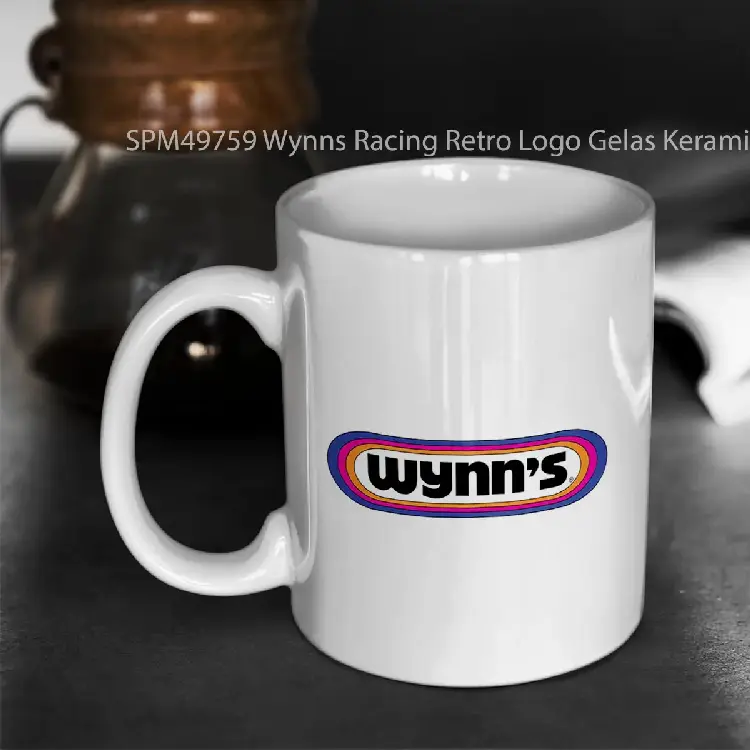 SPM49759 Wynns Racing Retro Logo Gelas Keramik Supermug