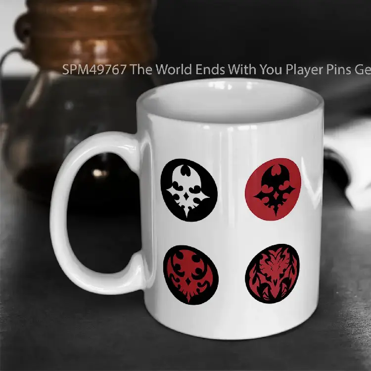 SPM49767 The World Ends With You Player Pins Gelas Keramik Supermug