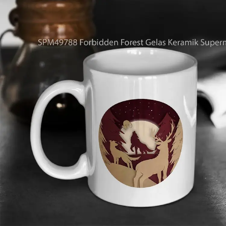 SPM49788 Forbidden Forest Gelas Keramik Supermug