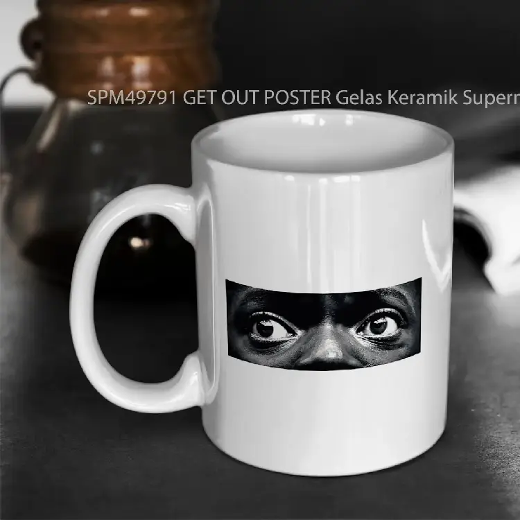 SPM49791 GET OUT POSTER Gelas Keramik Supermug
