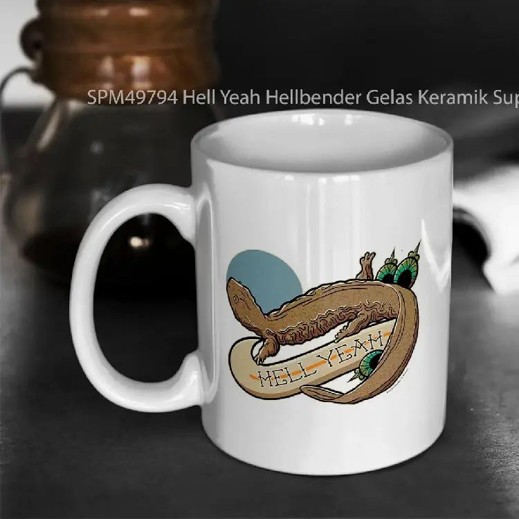 SPM49794 Hell Yeah Hellbender Gelas Keramik Supermug