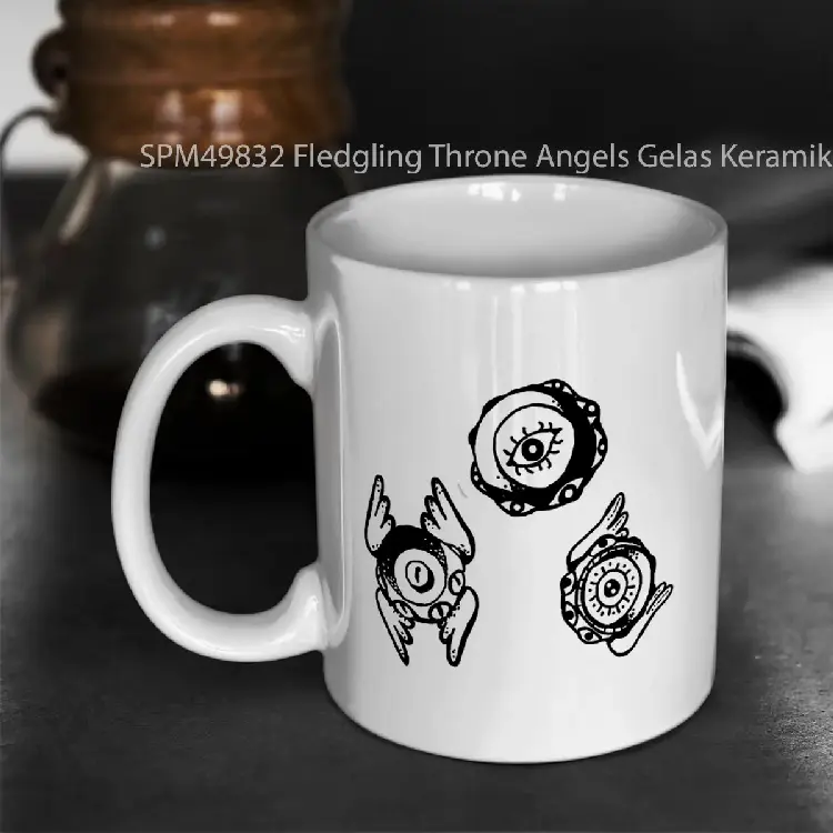 SPM49832 Fledgling Throne Angels Gelas Keramik Supermug
