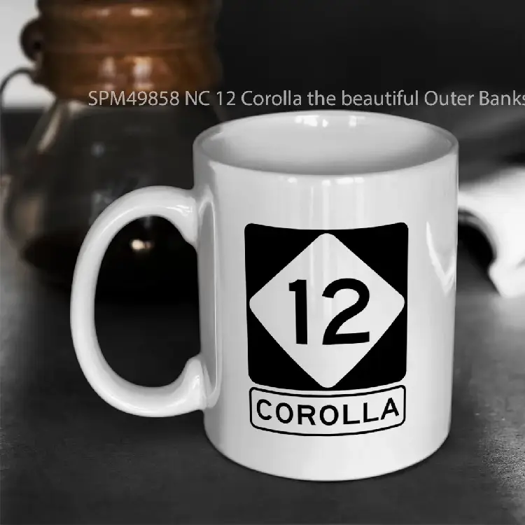 SPM49858 NC 12 Corolla the beautiful Outer Banks Gelas Keramik Supermug