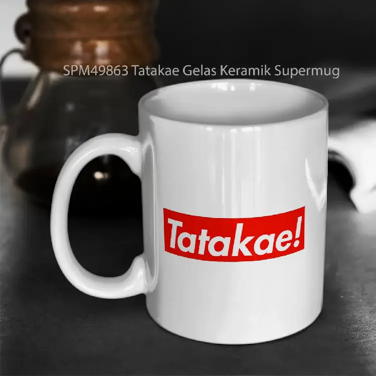 SPM49863 Tatakae Gelas Keramik Supermug