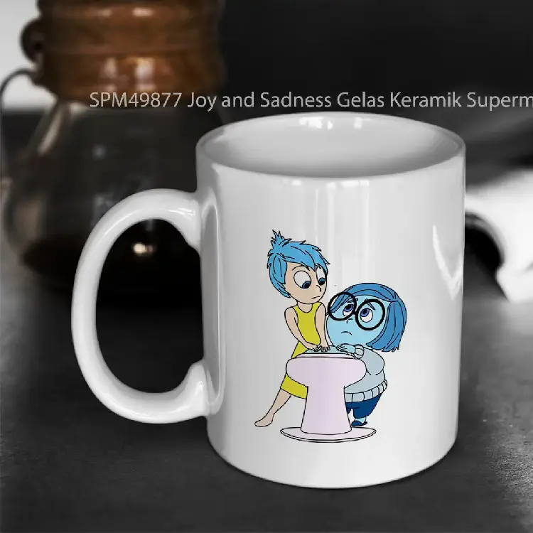 SPM49877 Joy and Sadness Gelas Keramik Supermug