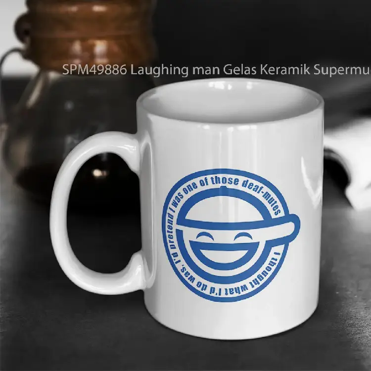 SPM49886 Laughing man Gelas Keramik Supermug
