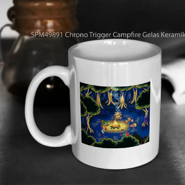 SPM49891 Chrono Trigger Campfire Gelas Keramik Supermug