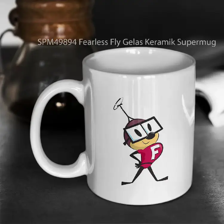 SPM49894 Fearless Fly Gelas Keramik Supermug