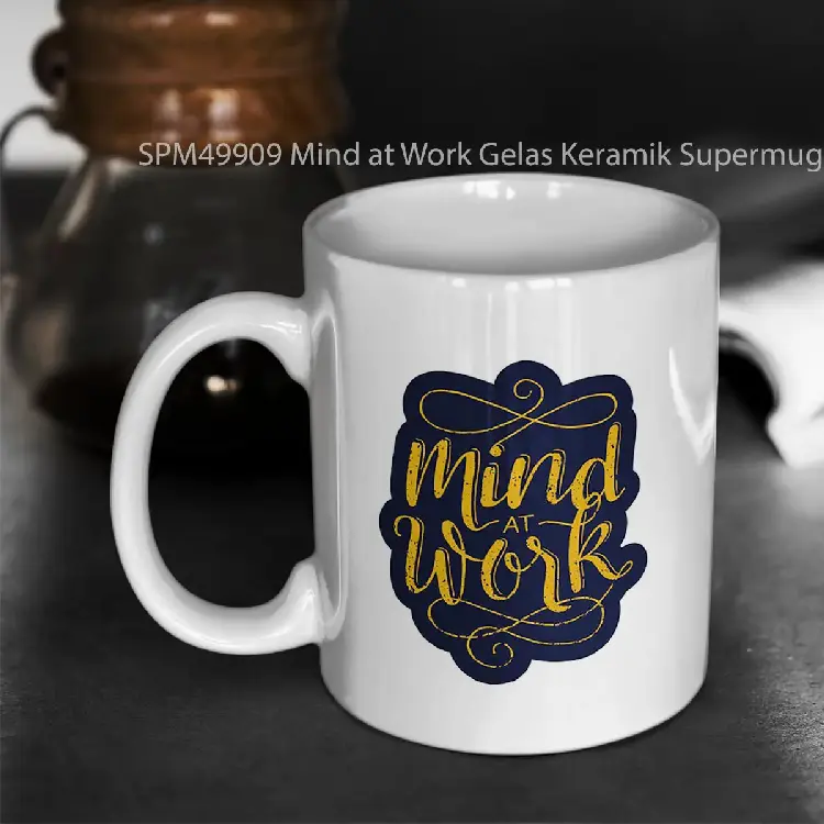 SPM49909 Mind at Work Gelas Keramik Supermug