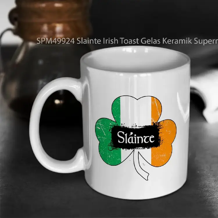 SPM49924 Slainte Irish Toast Gelas Keramik Supermug