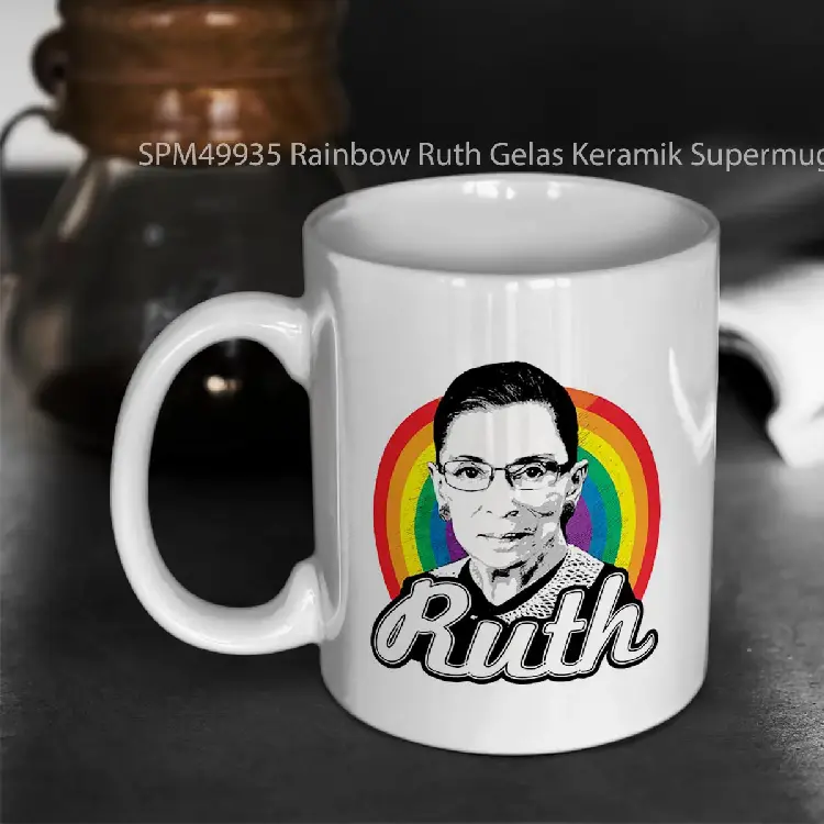 SPM49935 Rainbow Ruth Gelas Keramik Supermug