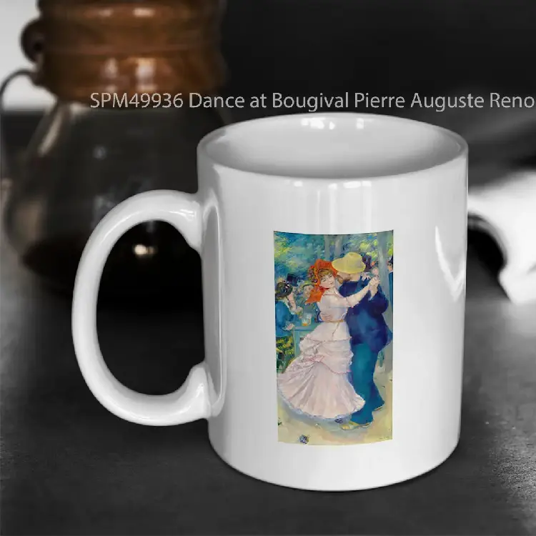 SPM49936 Dance at Bougival Pierre Auguste Renoir Gelas Keramik Supermug