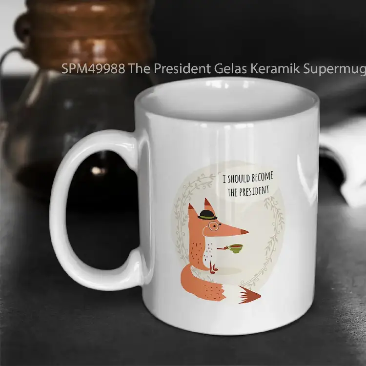 SPM49988 The President Gelas Keramik Supermug