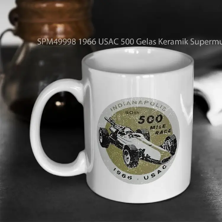 SPM49998 1966 USAC 500 Gelas Keramik Supermug
