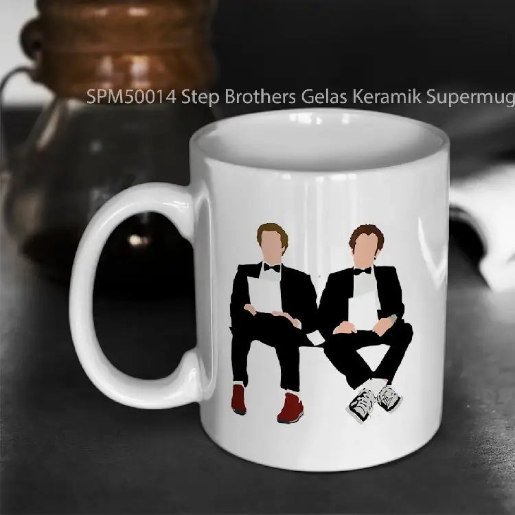 SPM50014 Step Brothers Gelas Keramik Supermug