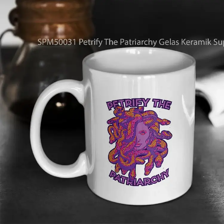 SPM50031 Petrify The Patriarchy Gelas Keramik Supermug