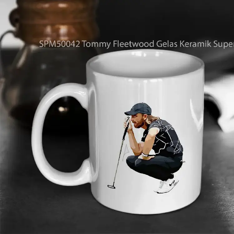 SPM50042 Tommy Fleetwood Gelas Keramik Supermug