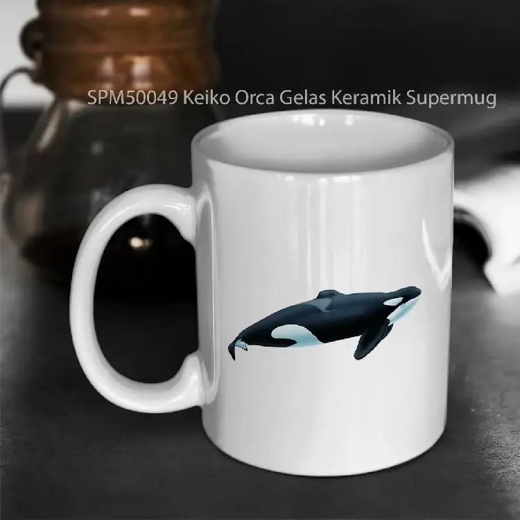 SPM50049 Keiko Orca Gelas Keramik Supermug