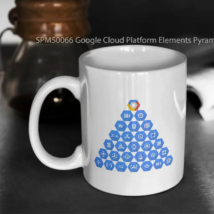 SPM50066 Google Cloud Platform Elements Pyramid Gelas Keramik Supermug