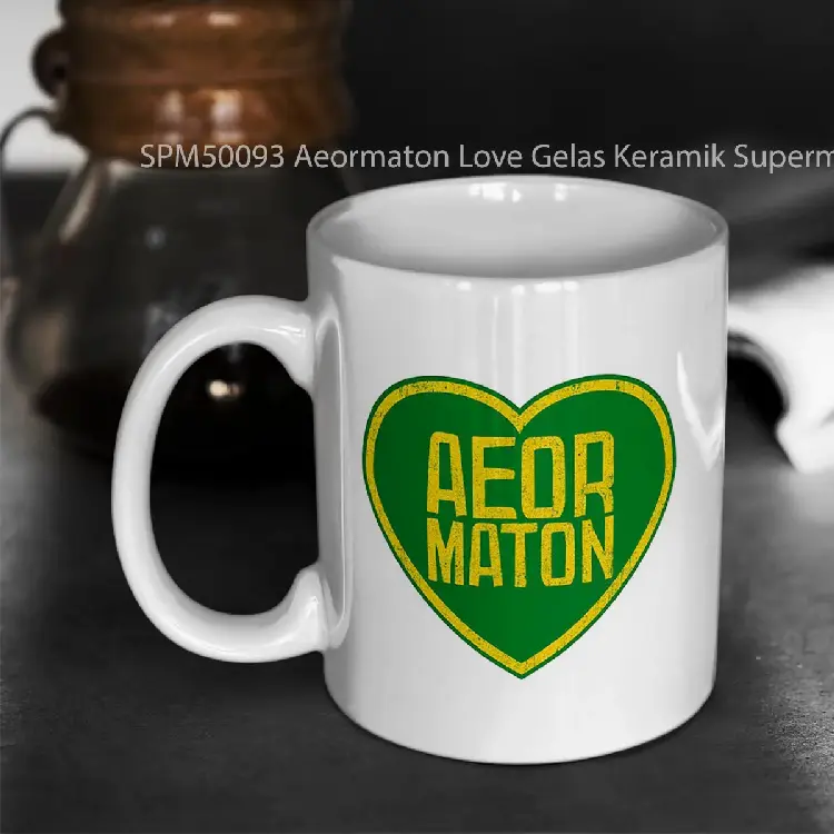 SPM50093 Aeormaton Love Gelas Keramik Supermug