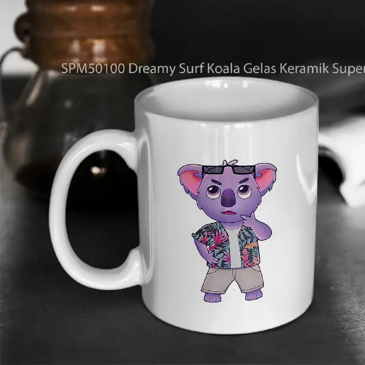 SPM50100 Dreamy Surf Koala Gelas Keramik Supermug