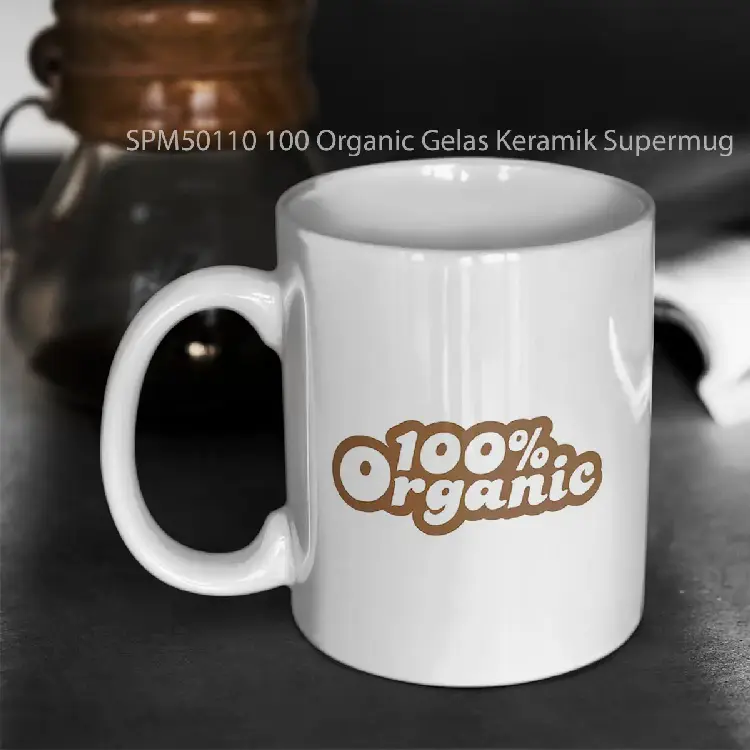 SPM50110 100 Organic Gelas Keramik Supermug