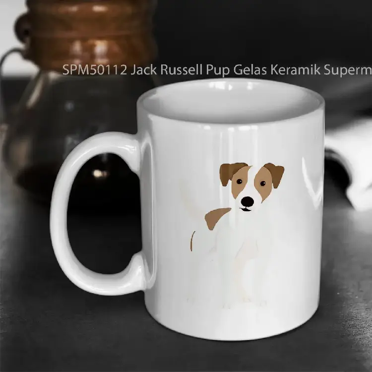 SPM50112 Jack Russell Pup Gelas Keramik Supermug