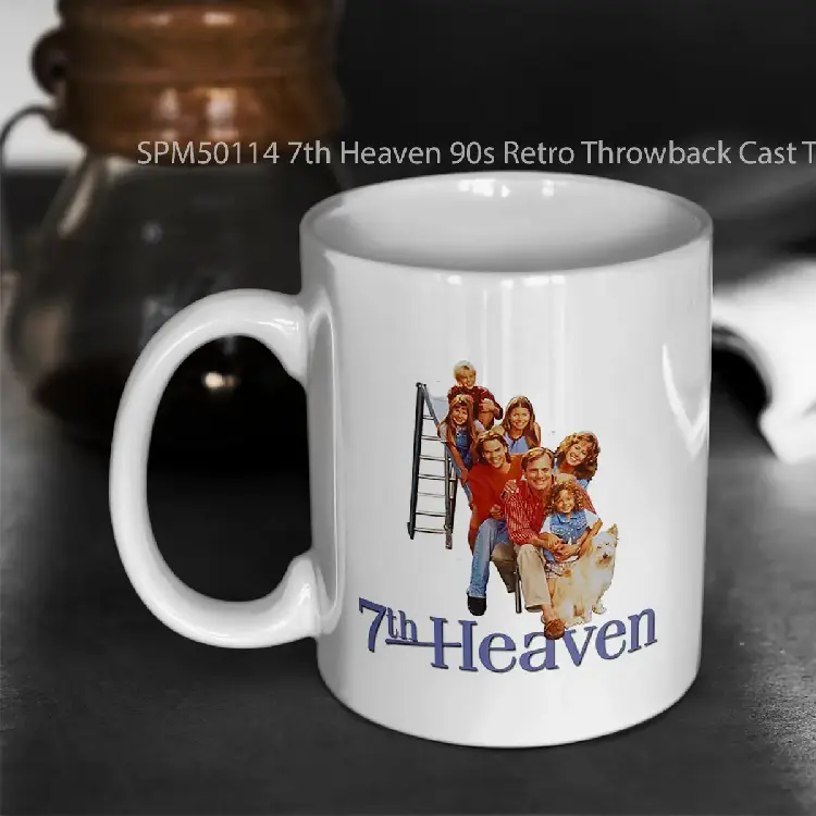 SPM50114 7th Heaven 90s Retro Throwback Cast Tribute Gelas Keramik Supermug