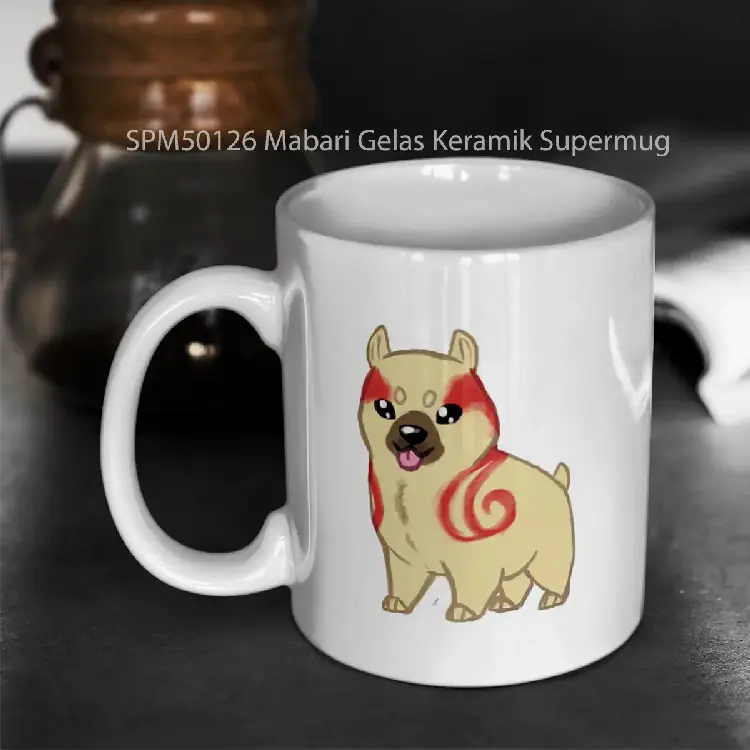 SPM50126 Mabari Gelas Keramik Supermug