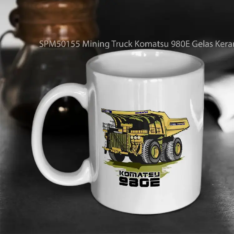 SPM50155 Mining Truck Komatsu 980E Gelas Keramik Supermug