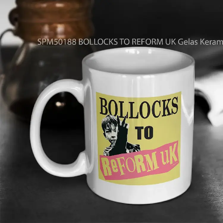 SPM50188 BOLLOCKS TO REFORM UK Gelas Keramik Supermug