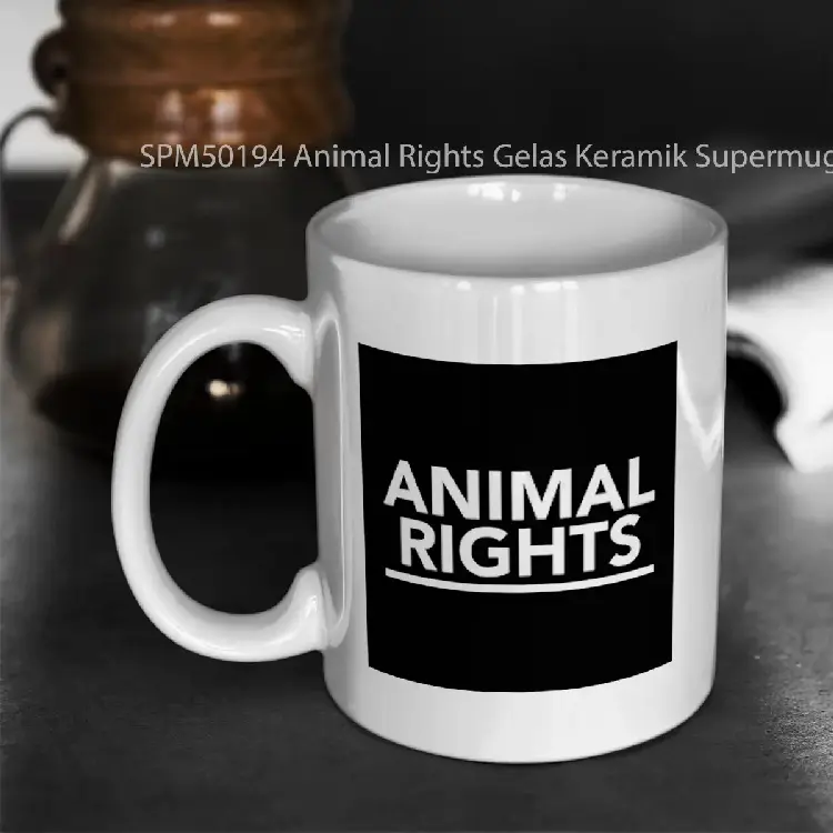 SPM50194 Animal Rights Gelas Keramik Supermug