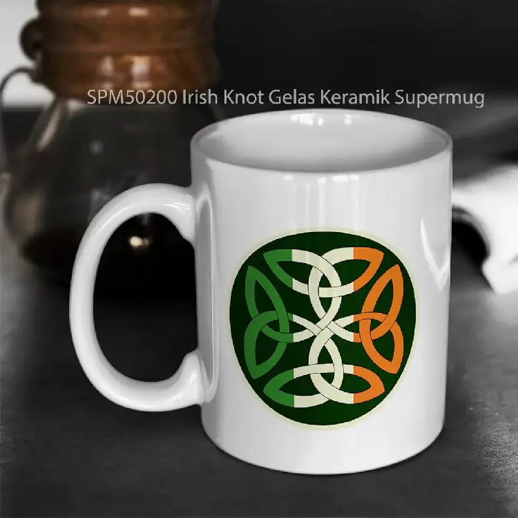 SPM50200 Irish Knot Gelas Keramik Supermug