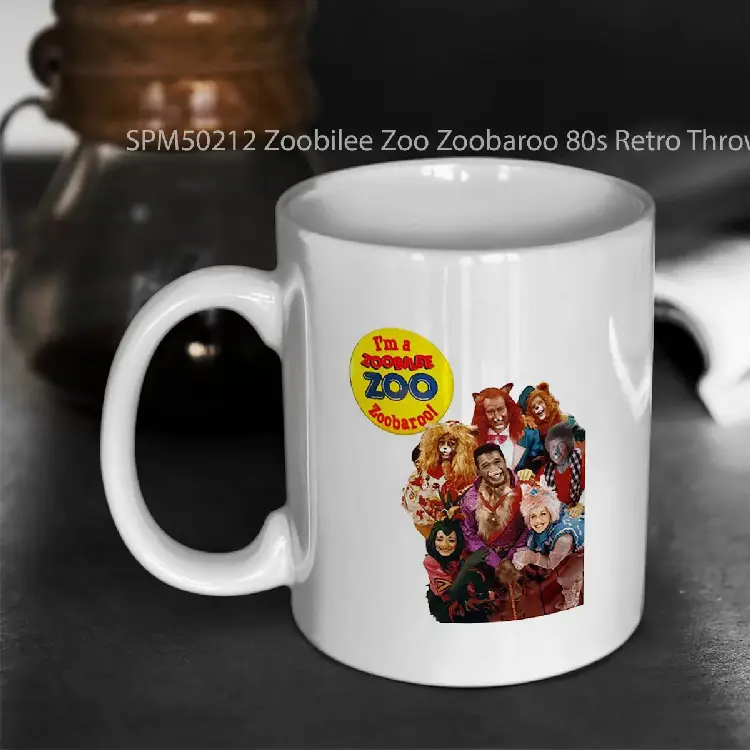 SPM50212 Zoobilee Zoo Zoobaroo 80s Retro Throwback Tribute Gelas Keramik Supermug
