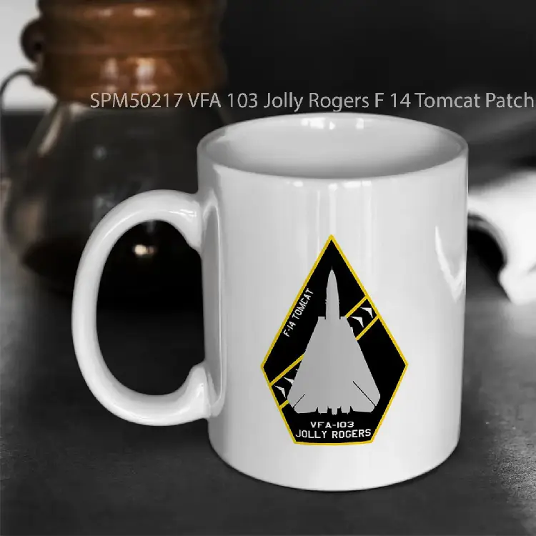 SPM50217 VFA 103 Jolly Rogers F 14 Tomcat Patch Design Gelas Keramik Supermug