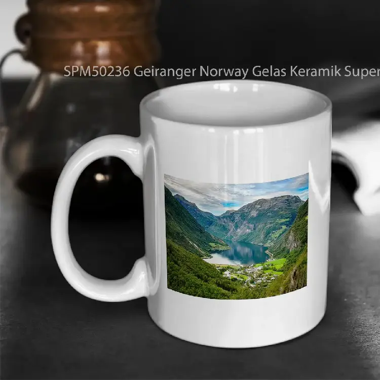 SPM50236 Geiranger Norway Gelas Keramik Supermug