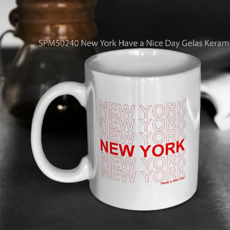 SPM50240 New York Have a Nice Day Gelas Keramik Supermug