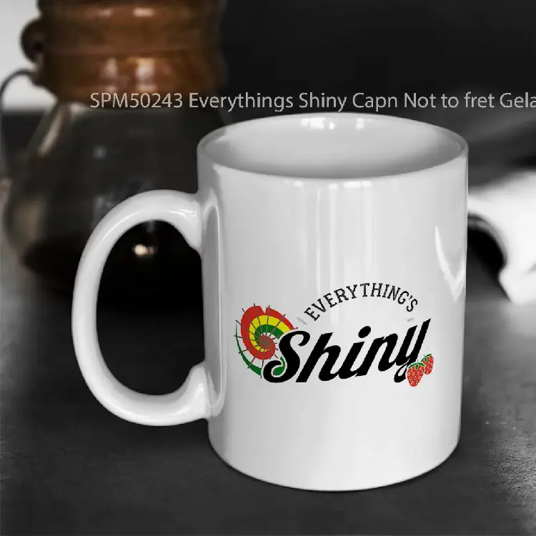 SPM50243 Everythings Shiny Capn Not to fret Gelas Keramik Supermug