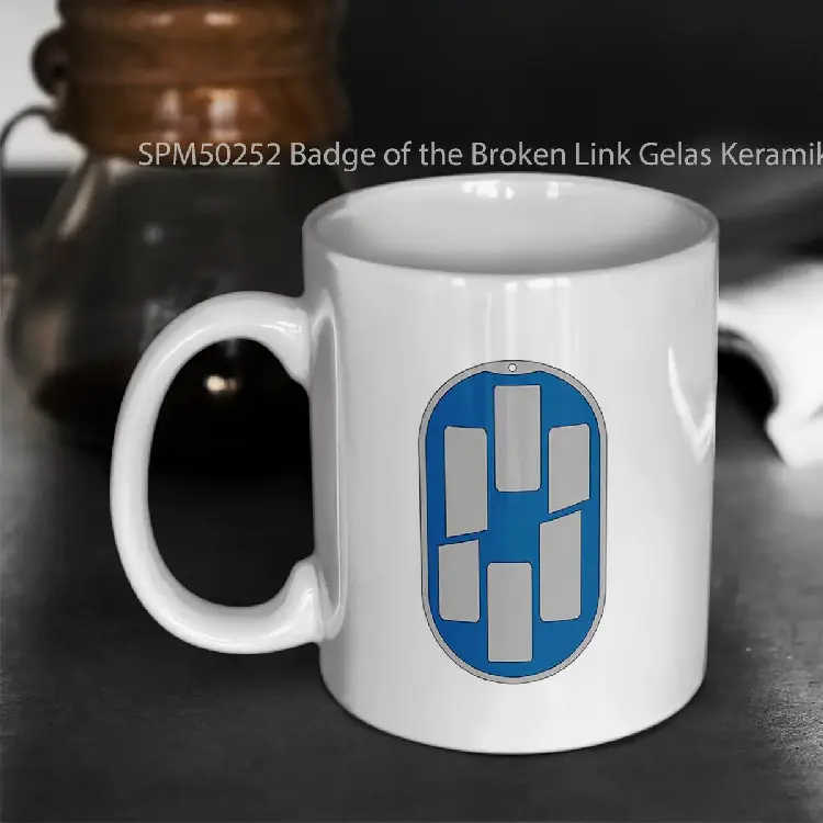 SPM50252 Badge of the Broken Link Gelas Keramik Supermug