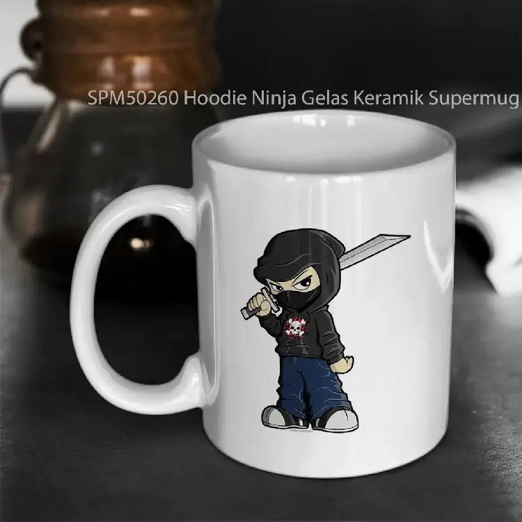 SPM50260 Hoodie Ninja Gelas Keramik Supermug