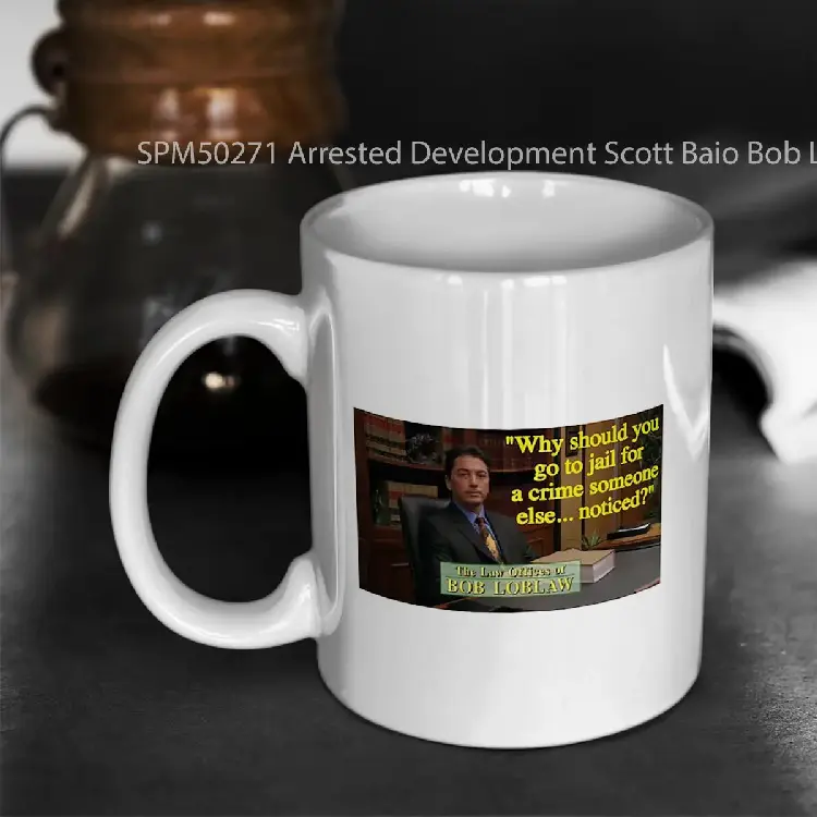 SPM50271 Arrested Development Scott Baio Bob Loblaw Gelas Keramik Supermug